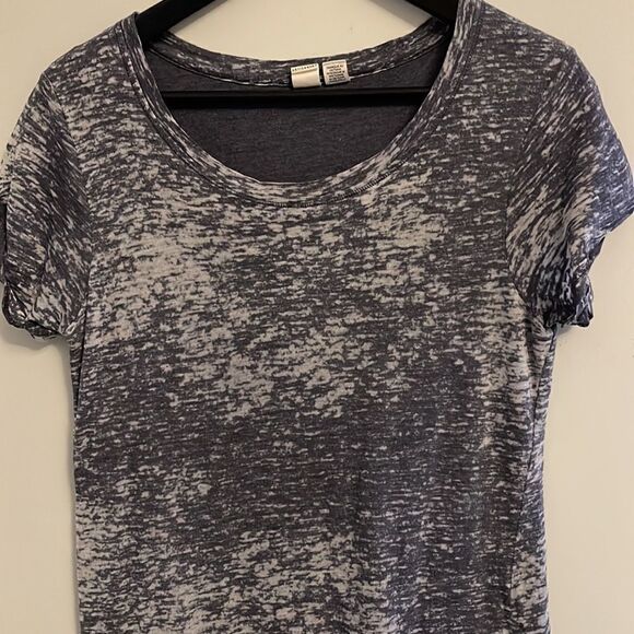 Artisan NY Maxi Dress. T-Shirt Style. Size Small. Slate blue, gray, white - Picture 3 of 7